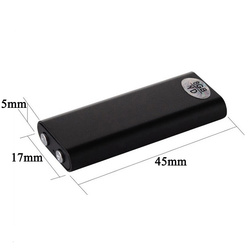 Мини диктофон 2 в 1 USB флэш диск ультра тонкий секретный цифровой маленький mp3