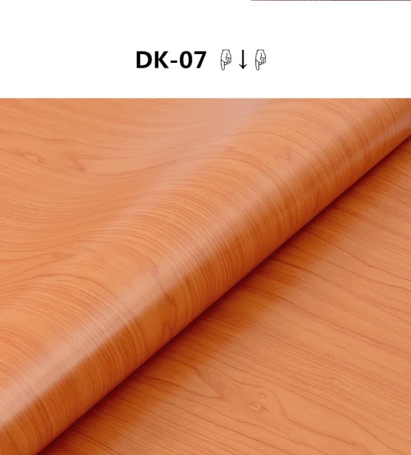 DK-07 ПВХ самоклеющиеся обои мебель ремонт наклейки водонепроницаемые кухонные шкафы двери шкафа деревянная декоративная пленка - Цвет: DK-07