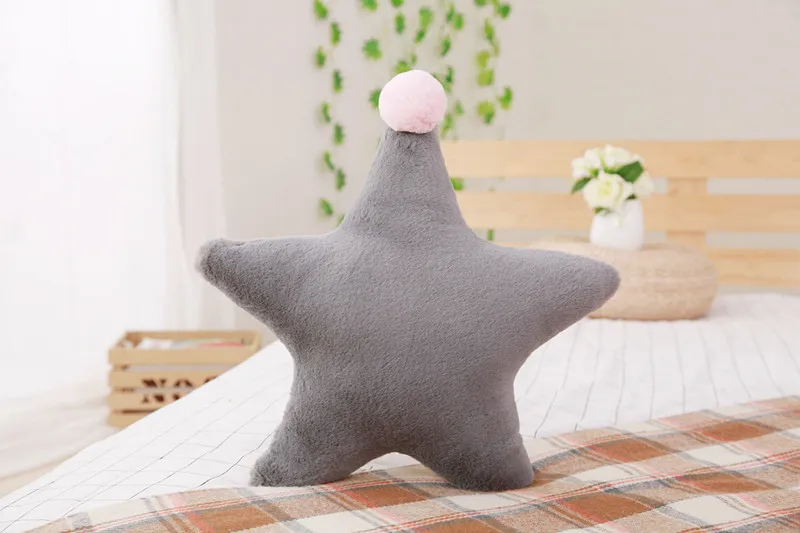 45cmx50cm Новая плюшевая игрушка для дивана Подушка декор комнаты Дети Спящая кукла супер Подушка Прекрасный чучело Сердце Луна Корона Звезда форма игрушки Рождество - Цвет: 45cmx50cm