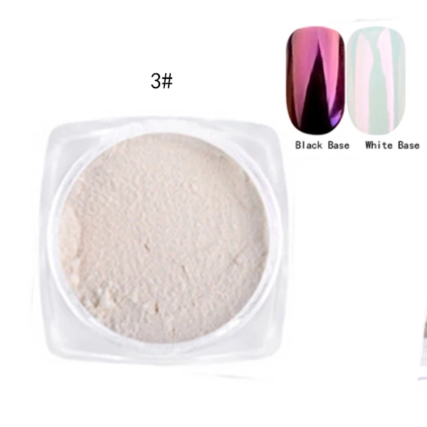 1,5 г/кор. Seashell зеркало-Хамелеон Порошковые блестки для ногтей Aurora Pearlescen Shell Дизайн ногтей хром пигмент пыль Маникюр украшения - Цвет: Color 3