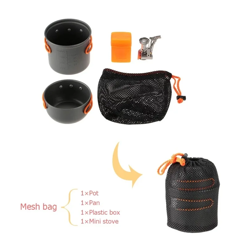 15% наружная походная посуда для походов и с мини походной пьезоэлектрической