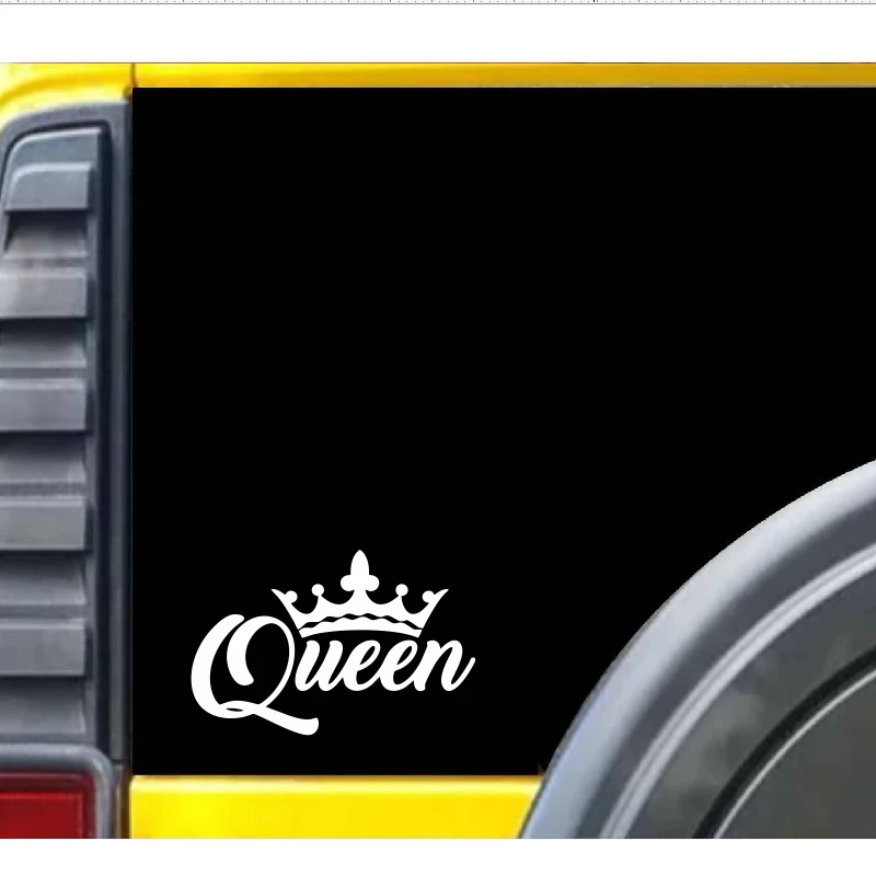 Интересные боковые стикеры Crown Queen для автомобиля клейкие наклейки Macbooks на заказ