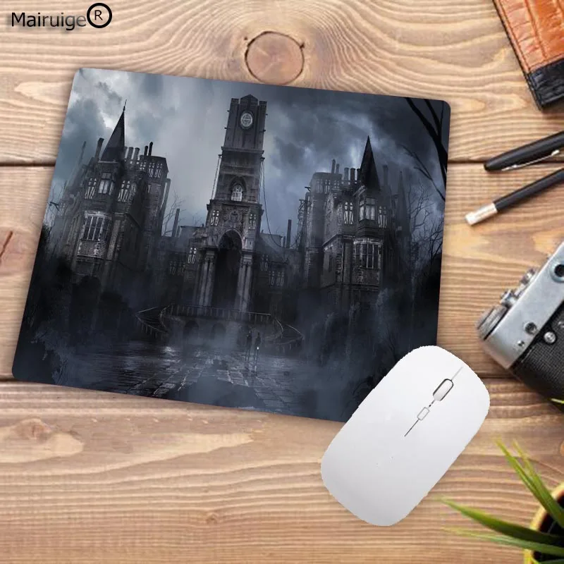 

Mairuige Dark Fantasy Landscape Customized MousePad Computer Laptop Anime Mouse Mat Size for 18x22cm 25x29cm Small Mousepad
