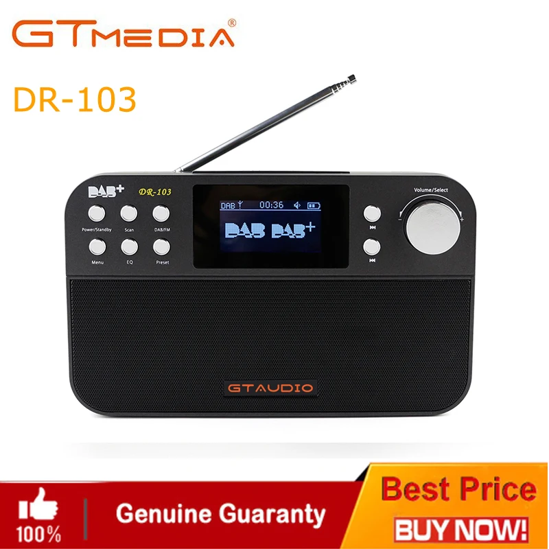GTMEDIA DR 103 DAB + спутниковый приемник портативный цифровой FM стерео радиоприемник с 2