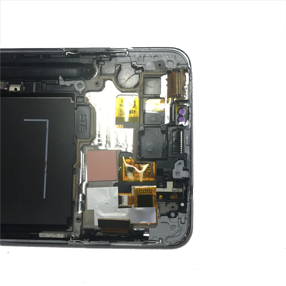 ЖК дисплей s для samsung Galaxy Note 3 N9005 Note3 рамка дисплея Сенсорный экран Digitizer Ассамблеи