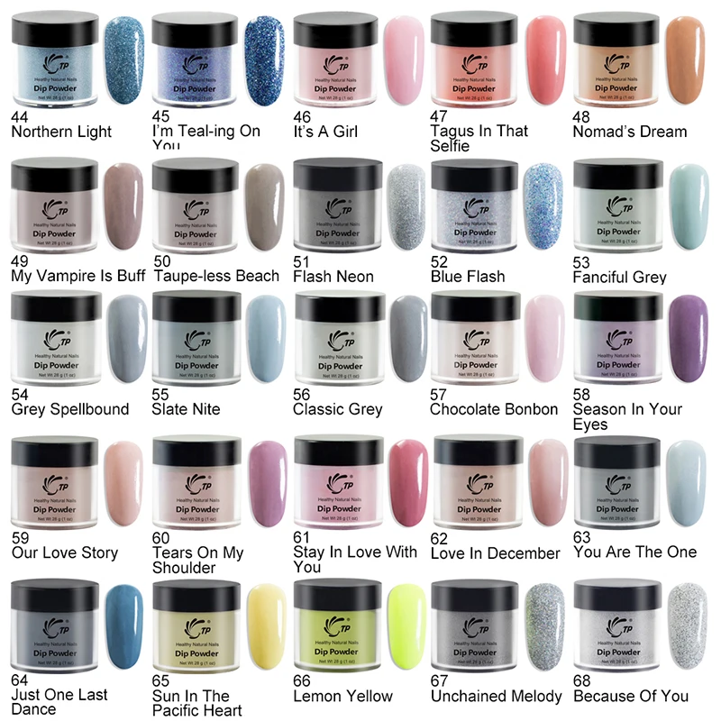 Погружная пудра для ногтей Блестящий стартовый набор система градиентный