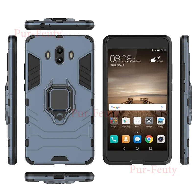 Чехол для huawei mate 10 ALP-L09 ALP-L29 360 противоударный Синий черный, Красный Жесткий Чехол для huawei Коврики 10 ALP-TL00 ALP-AL00 аксессуары