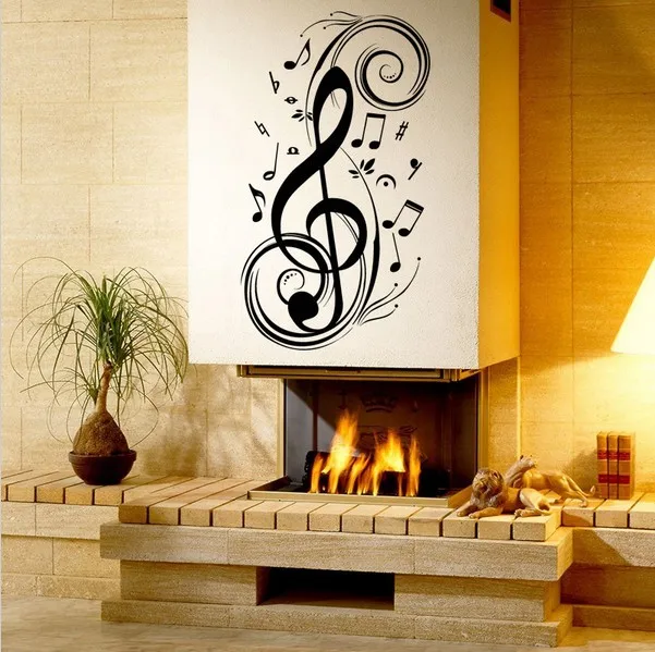 

Large Music Notes Wall Stickers Decal Removable Home Decor Kids Baby Nursery Art Mural