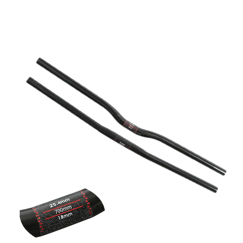 Без логотипа UD глянцевый полностью углеродный руль для горного велосипеда 25