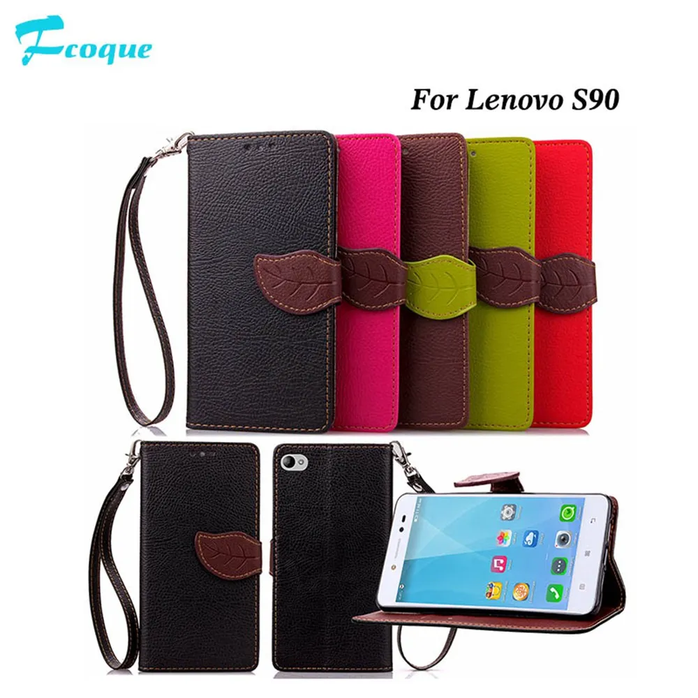 Fcoque кожаный чехол для телефона Lenovo S90 ультра тонкий кошелек Флип держатель карты