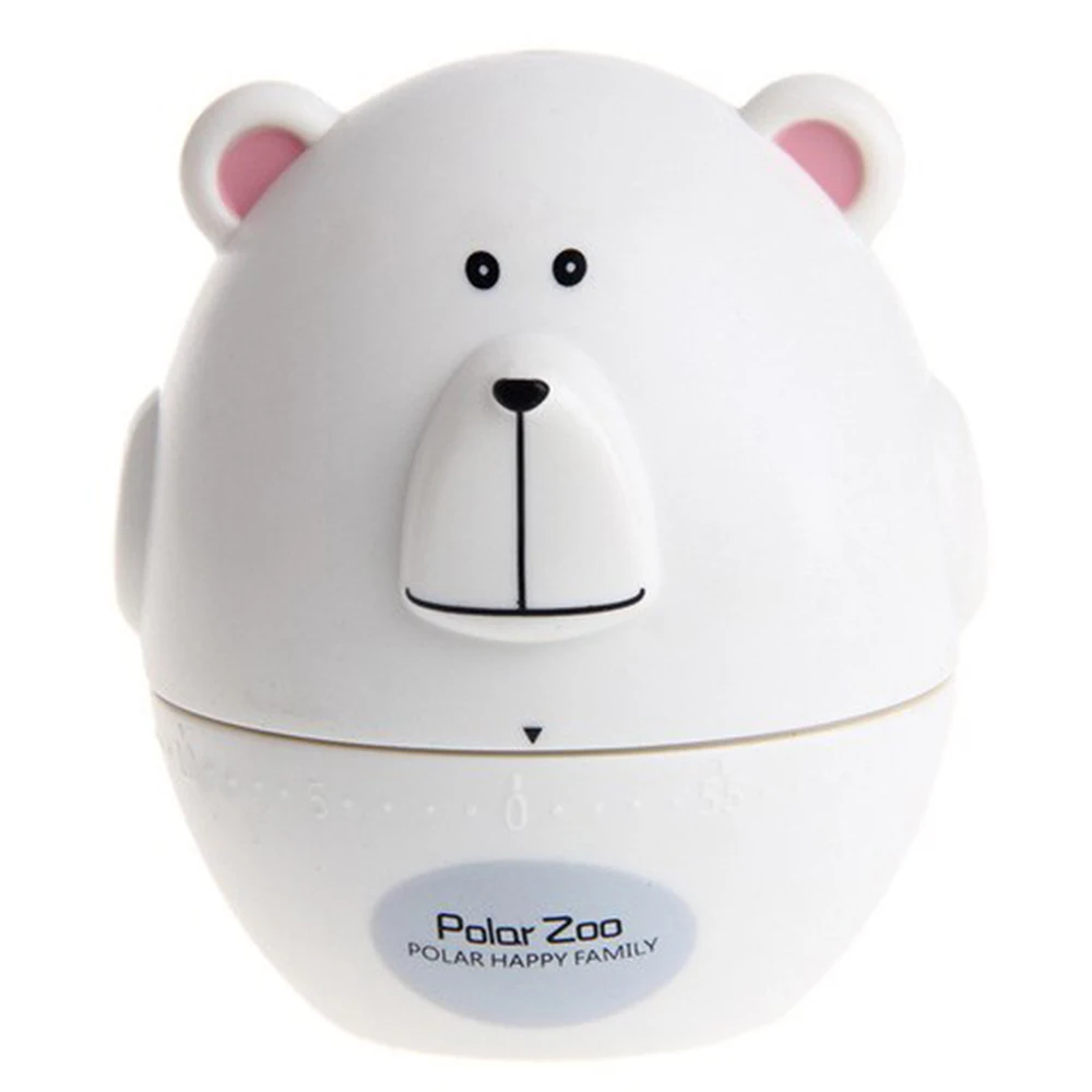 New Fashion Cartoon Animal Cooking Timer Plastic Machine Timer 60min Alarm Clock Kitchen Timer Stopwatch Kitchen Tools