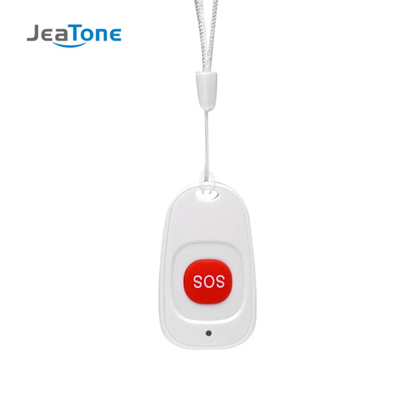 JeaTone GSM сигнализация SMS Беспроводная сигнализация домашняя охранная сигнализация наборы DIY ЖК-дисплей PIR датчик двери окна управление приложением - Цвет: SOS