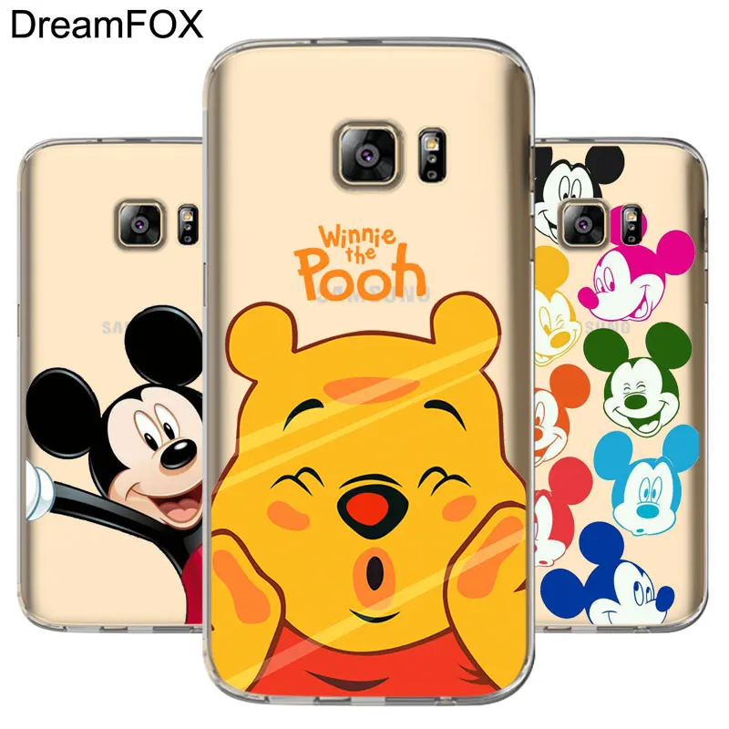 DREAMFOX L018 Микки Минни Мягкий ТПУ силиконовый чехол для samsung Galaxy Note S 7 8 9 10 10e 11 11e Lite Edge