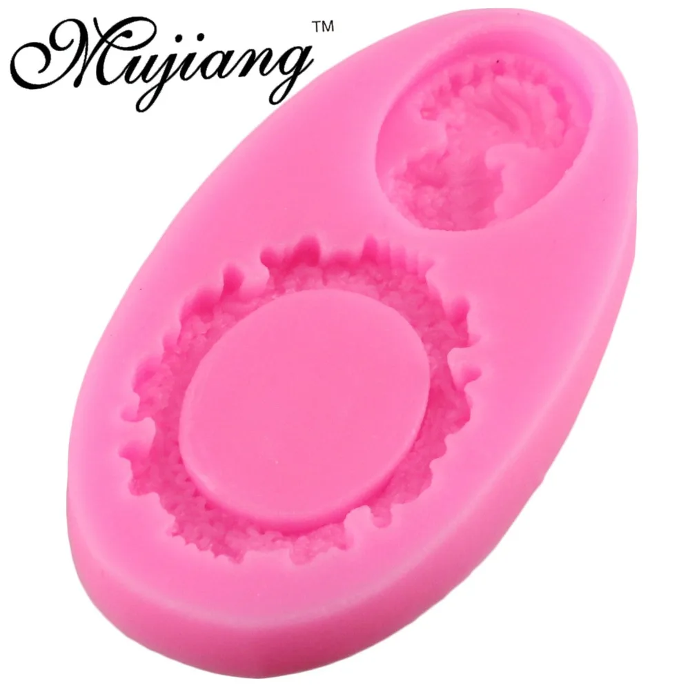 Зеркальная рамка для торта Mujiang силиконовая форма свадебные инструменты