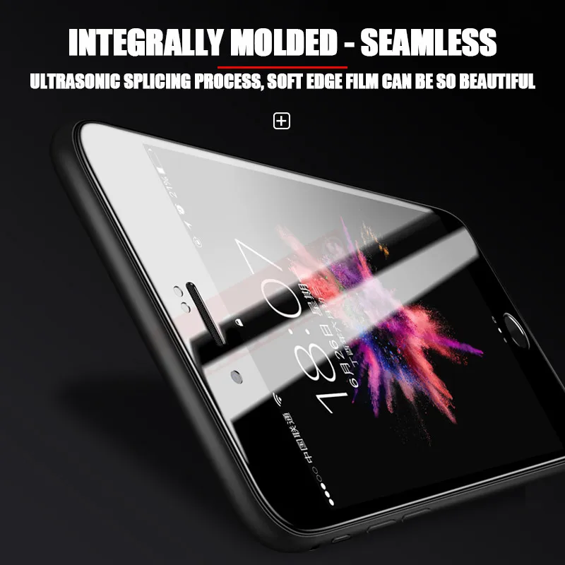 3D полное покрытие краев закаленное стекло для iPhone 7 8 6 Plus Защита экрана для iPhone X 6 6s 7 Plus защитная пленка стекло