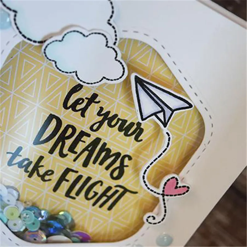 GJCrafts Hello& Thanks буквы штампы металлические Вырубные штампы новые ремесленные штампы Скрапбукинг альбом тиснение трафарет вырубной Декор