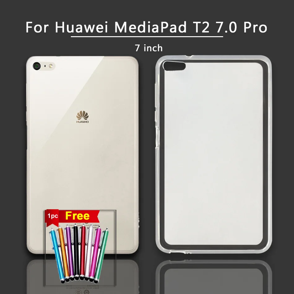 T2 7.0 Pro Классический силиконовый чехол для huawei MediaPad T1 T2 T3 T5 7 8 10 планшетный чехол Медиа Pad T3 T5 T1 T2 Pro Чехол 7,0 8,0 10,0 дюймов - Цвет: T2 7.0 Pro