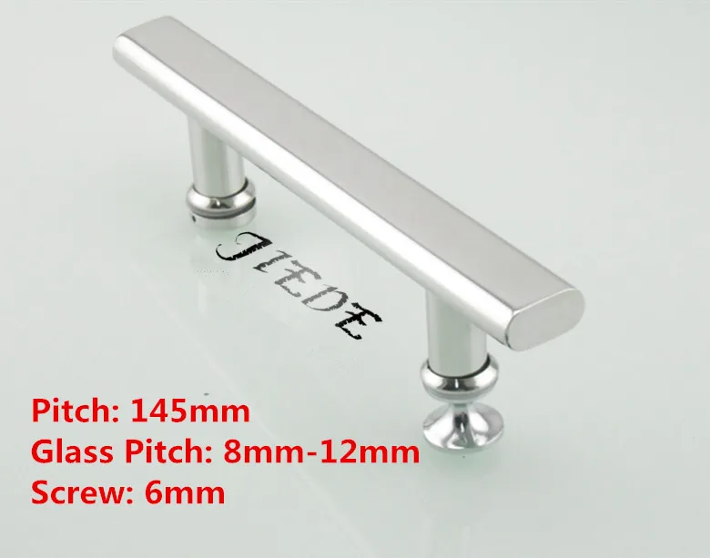 Плоская трубка ручка для душевой двери ванной стеклянная дверная на 304