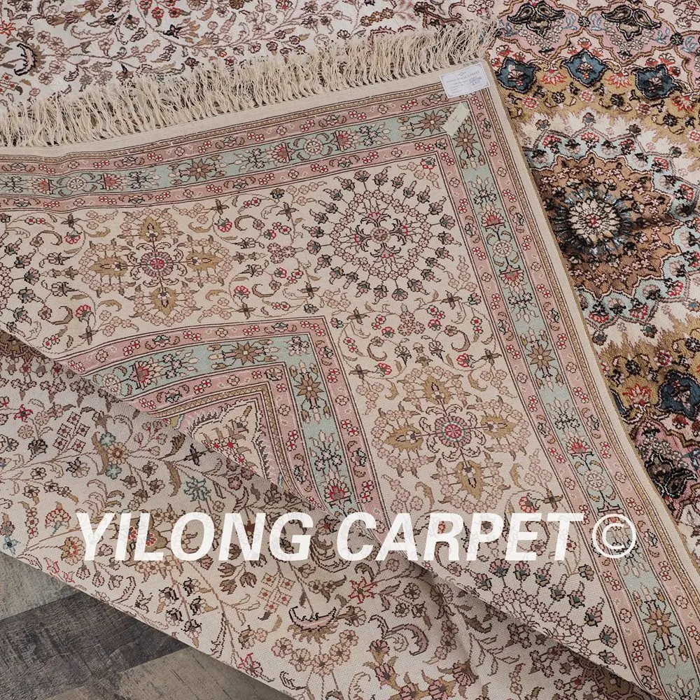 YILONG 8'x10' турецкие шелковые коврики классические традиционные ручной работы