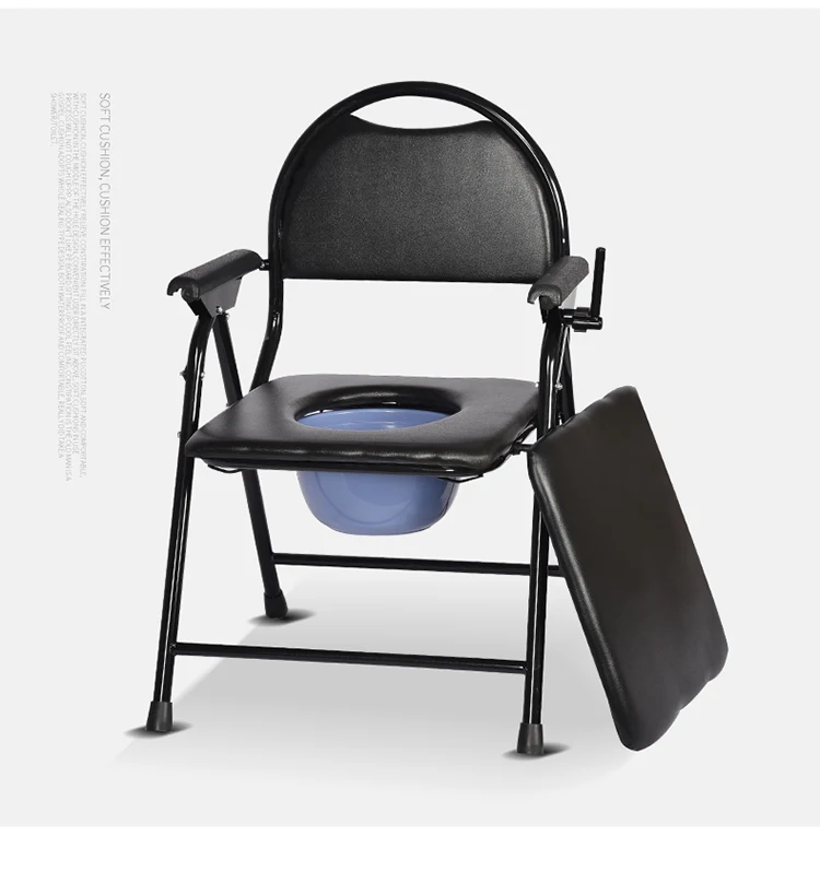 Pregnant women disabled seniors toilet chair elderly stool toilet folding toilet chair