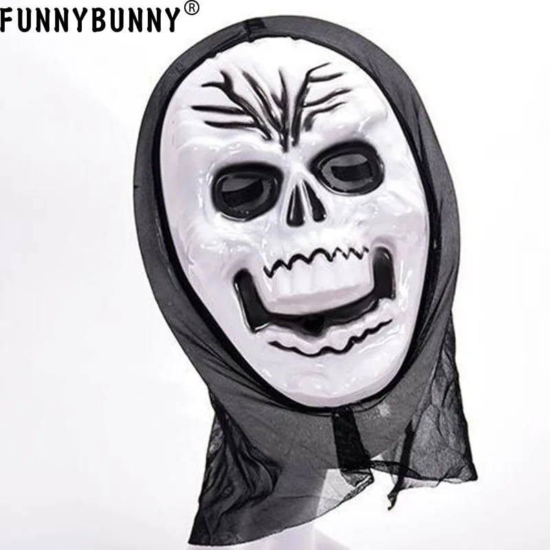 FUNNYBUNNY маска ужаса грима жнец Хэллоуин Кричащие Призрак фестиваль призрак лицо
