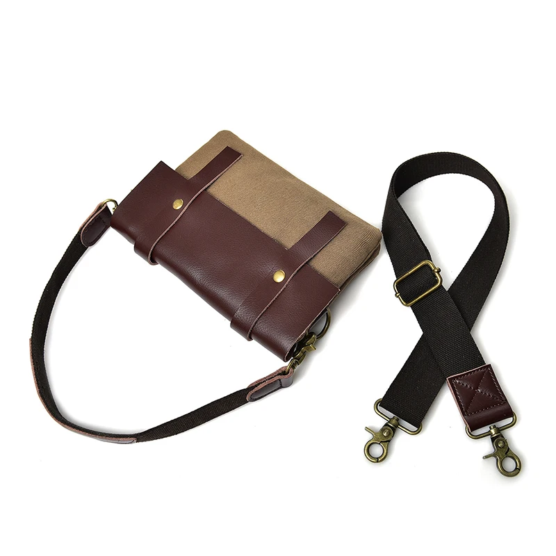 

MANJIANGHONG New Simple Casual Canvas Ladies Bag Retro Fashion Handbag Small Fresh Wild Shoulder Messenger Bag