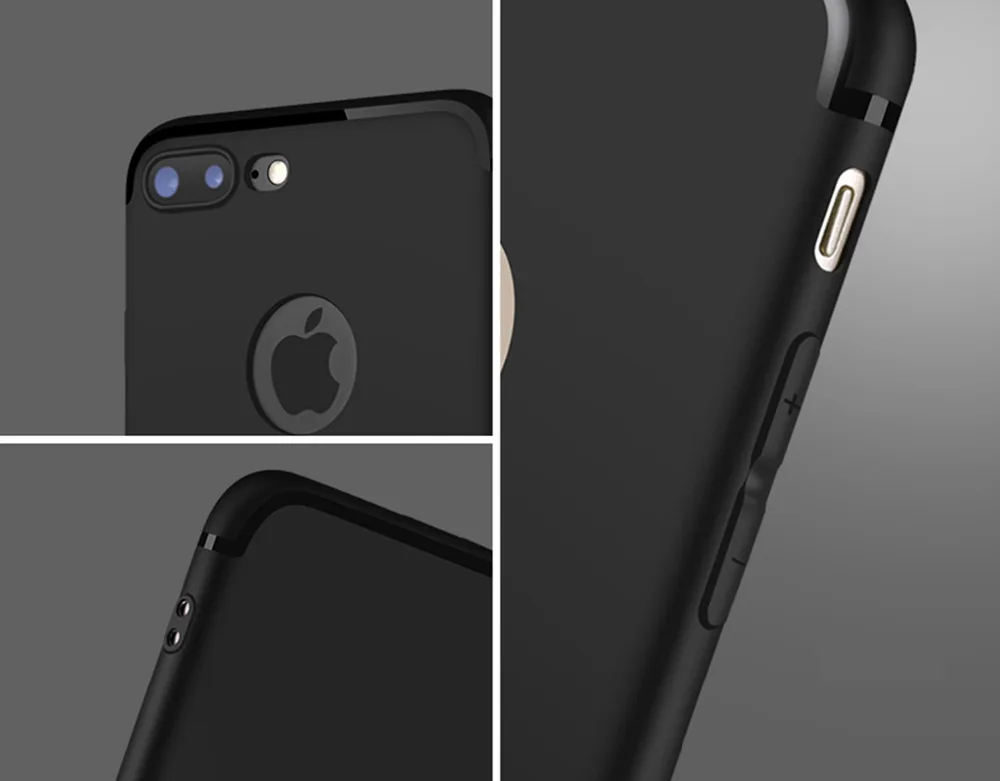 Hdshimao Роскошные Матовый Мягкий силиконовый чехол для Apple iPhone 6 S 7 8 4.7 &quotзадняя