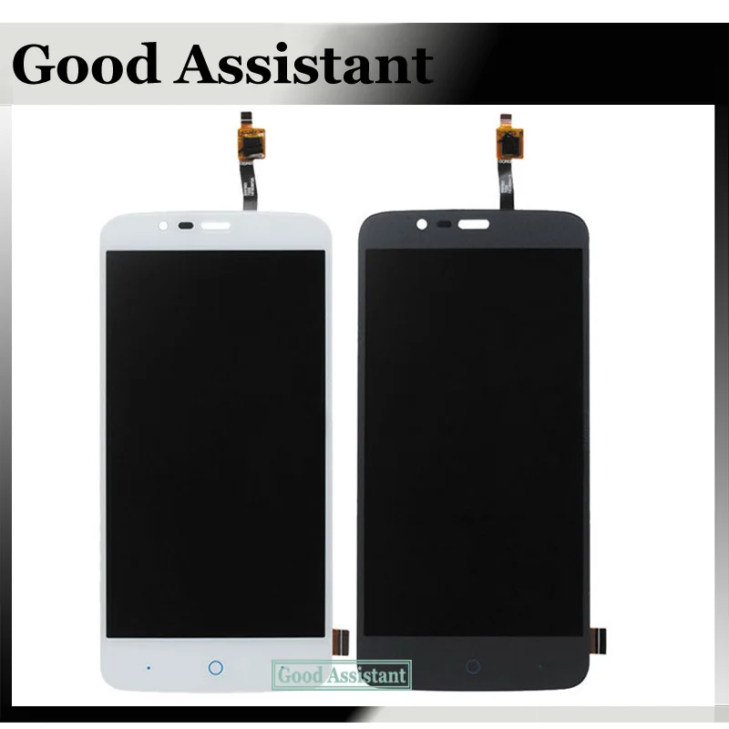 High Quality White/Black 5.0 inch LCD Display + Touch Screen Digitizer Assembly Replacement For ZTE Blade A462 Free Shipping | Мобильные