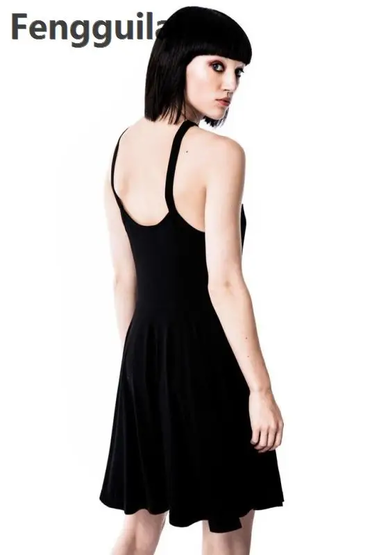 Летнее модное женское платье готическое винтажное романтическое Повседневное