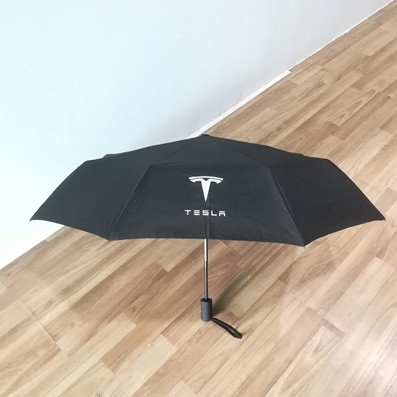 Автостайлинг логотип автомобиля автоматический дождевой зонт для Tesla MODEL S модель