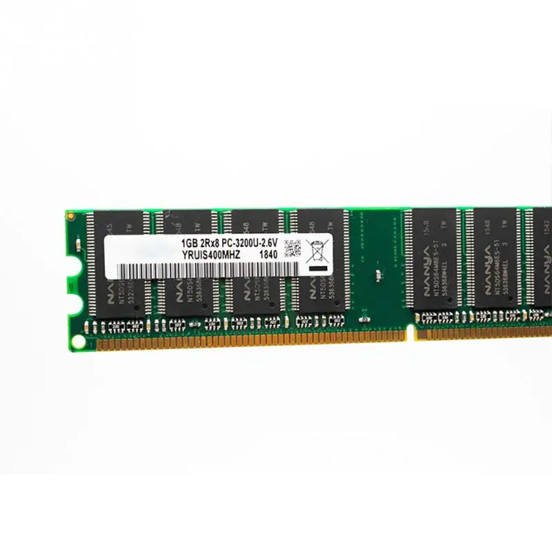 Новейший бренд 1 GB DDR 400 MHz 2,6 V ram универсальная стабильная совместимая быстрая память для настольного компьютера