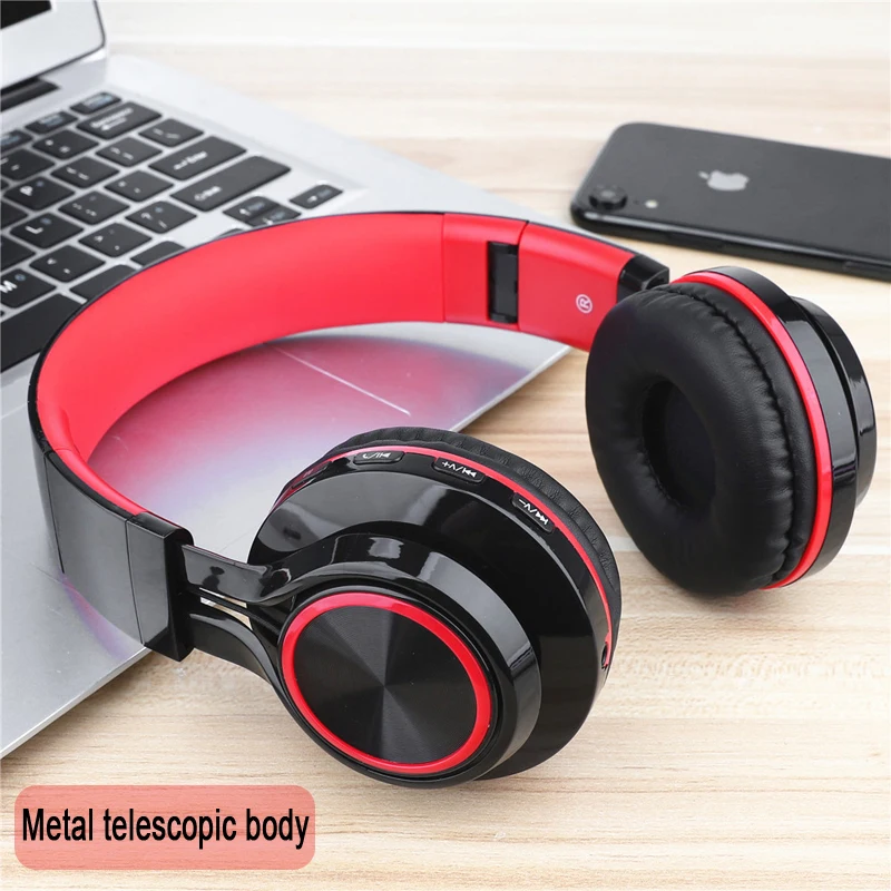 Беспроводные + Проводные Bluetooth наушники TF MP3 FM функция три в одном новая