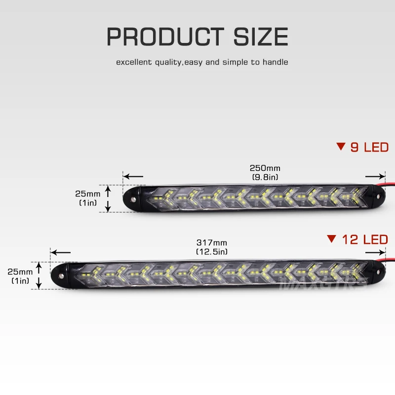 2 шт. автомобильные гибкие светодиодные лампы высокой мощности