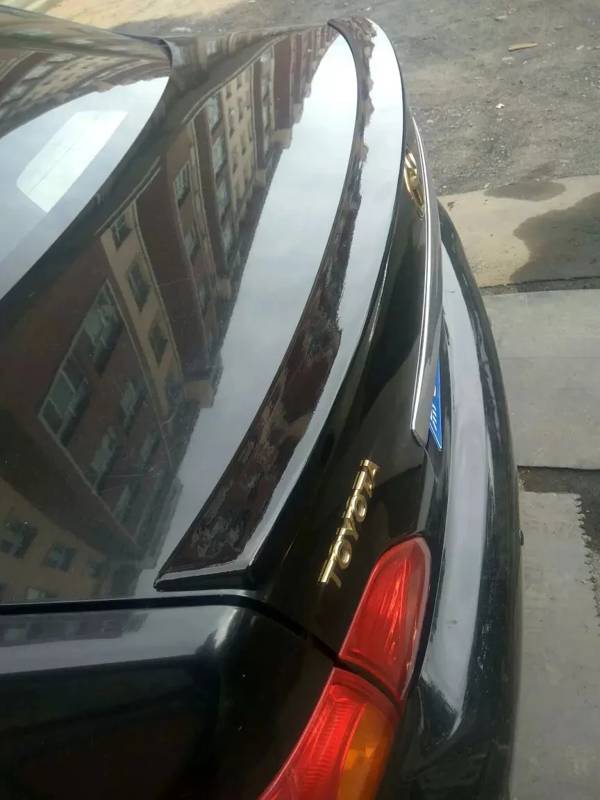 2007 до 2013 года Corolla пластиковый задний нижний Спойлер ABS дефлектор Резиновая полоса Спойлеры внешняя отделка