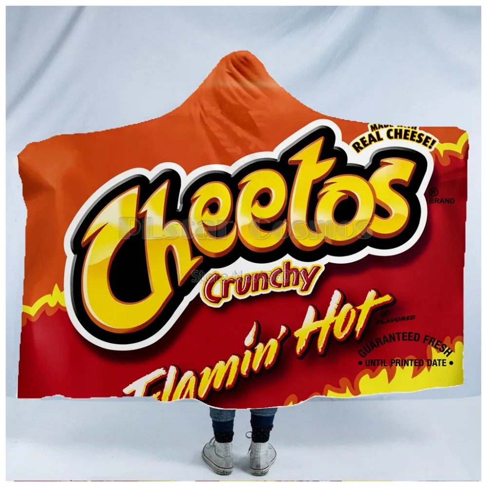 Plstar Cosmos Hot Cheetos, забавное одеяло с капюшоном, 3D принт, носимое одеяло для взрослых, мужчин и женщин, style7