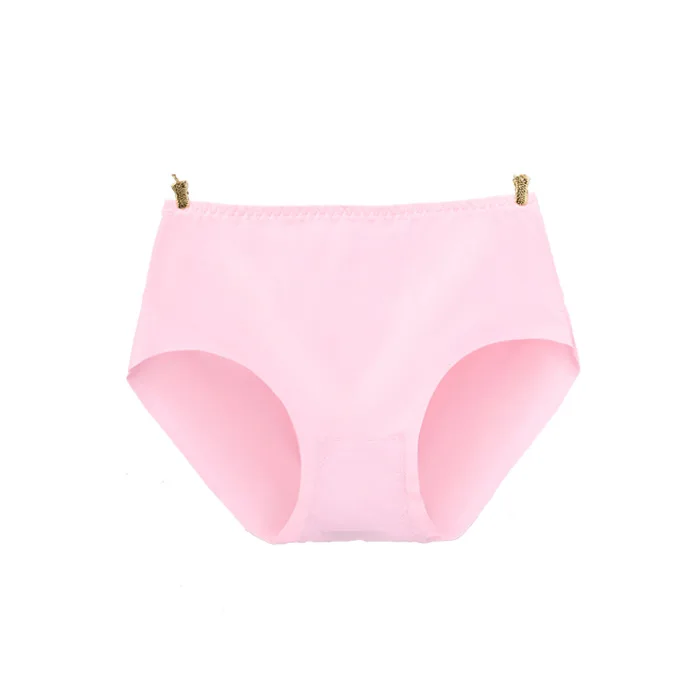 10 pcs pink 10 шт./лот, Бесшовные женские трусы, одноцветные трусы для женщин, нижнее белье из хлопка, нижнее белье, модные сексуальные женские трусы - Цвет: 10 pcs pink