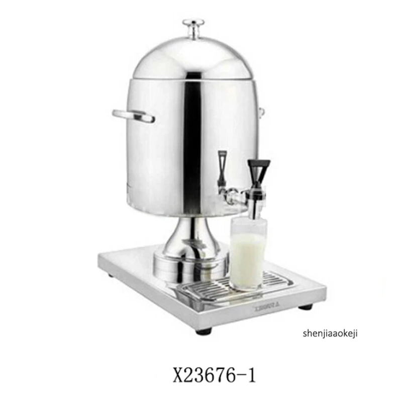 

Нержавеющая сталь delux контейнер для холодного молока X23676-1 коммерческий Автомат для подачи холодных напитков 10.5L Штатив для соковой плиты ди...