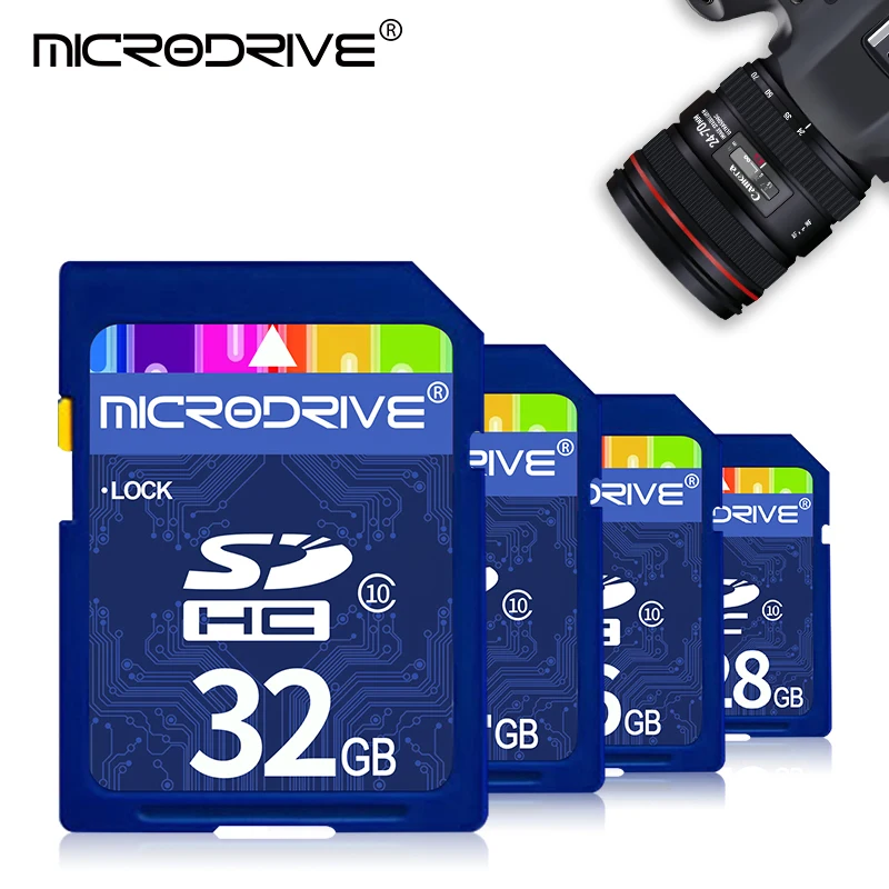 Sd-карта 10 класса cartao de memoria 32 Гб tarjeta SD 128 Гб 64 ГБ 32 ГБ 16 ГБ 8 ГБ карта sd флэш-накопитель карты памяти для камеры