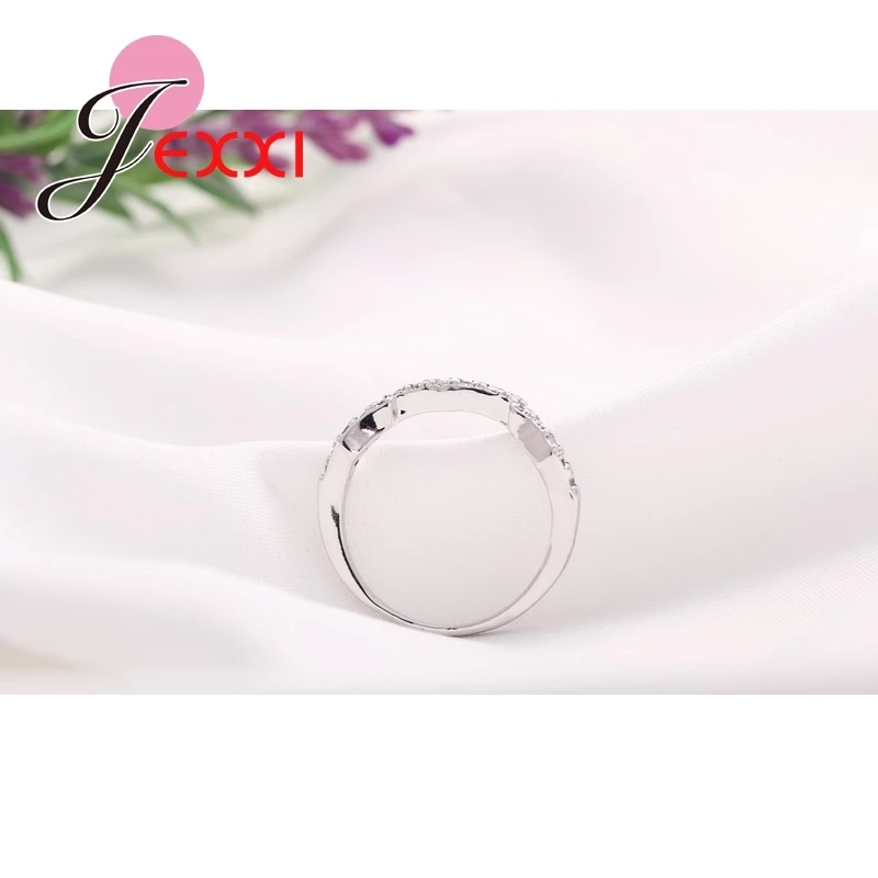 Withe CZ Кристалл абсолютно новый 925 пробы серебряные свадебные комплекты