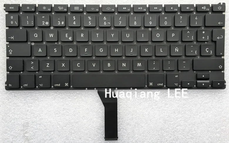 100% новая Оригинальная клавиатура для Macbook air 13 &quotA1369 A1466 2011 2015year SP испанская