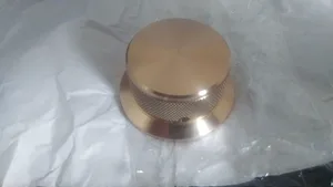 Ручка усилителя звука, Алюминиевый Твердый регулятор громкости, диаметр 50 мм, диаметр ручки 40 мм, высота 25 мм