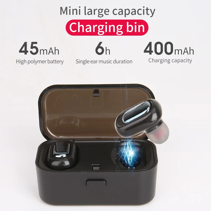 TWS L1 QS1 Mini Dual V4.2 беспроводные наушники Bluetooth 3D стерео звуковые с двойным микрофоном