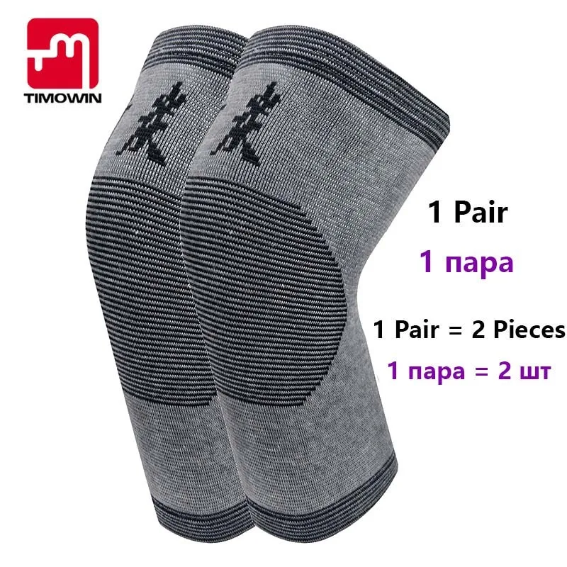 DarkGray Timowin 1 пара наколенники Поддержка для сохранения тепла артрит Спорт совместное Обезболивание и восстановление травм - Цвет: DarkGray