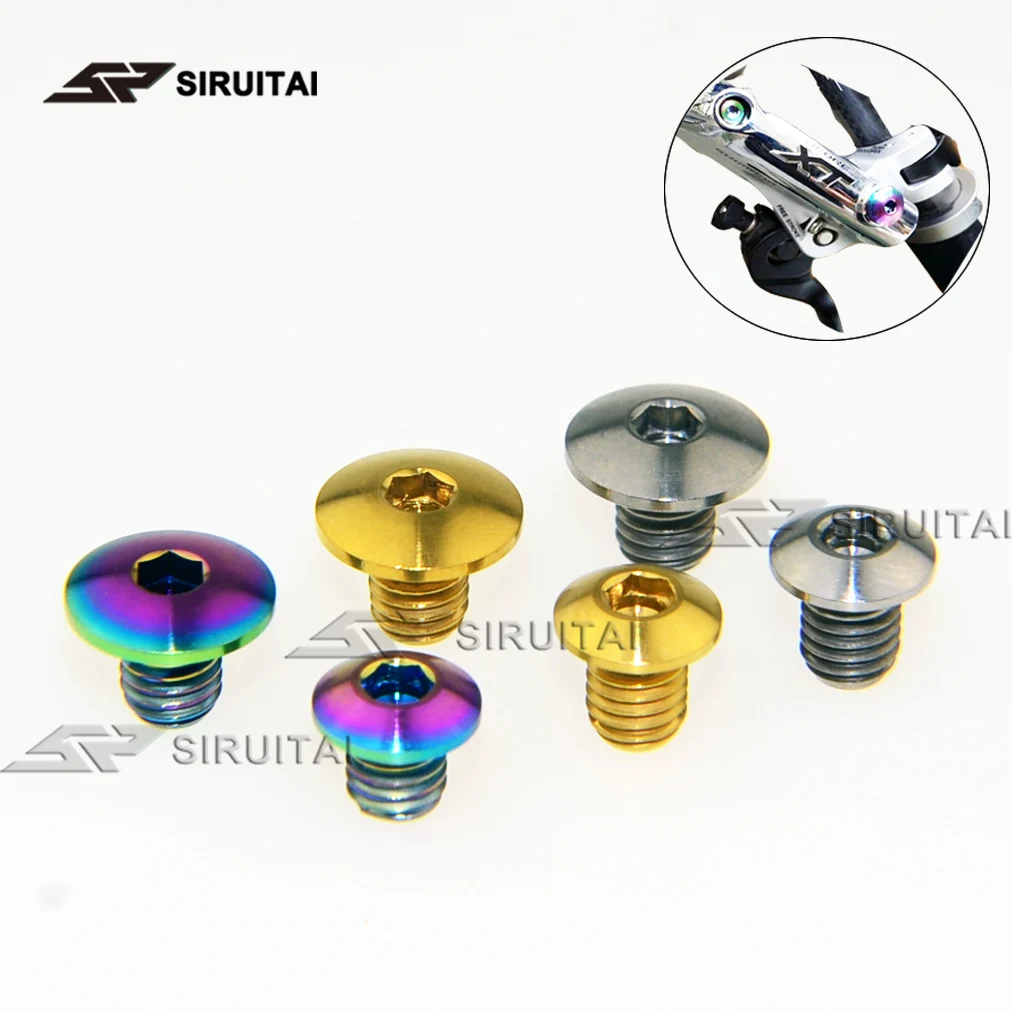 SIRUITI титановый сплав SHIMANO XT XTR масляный тормозной цилиндр крышка масляный наполнитель винт