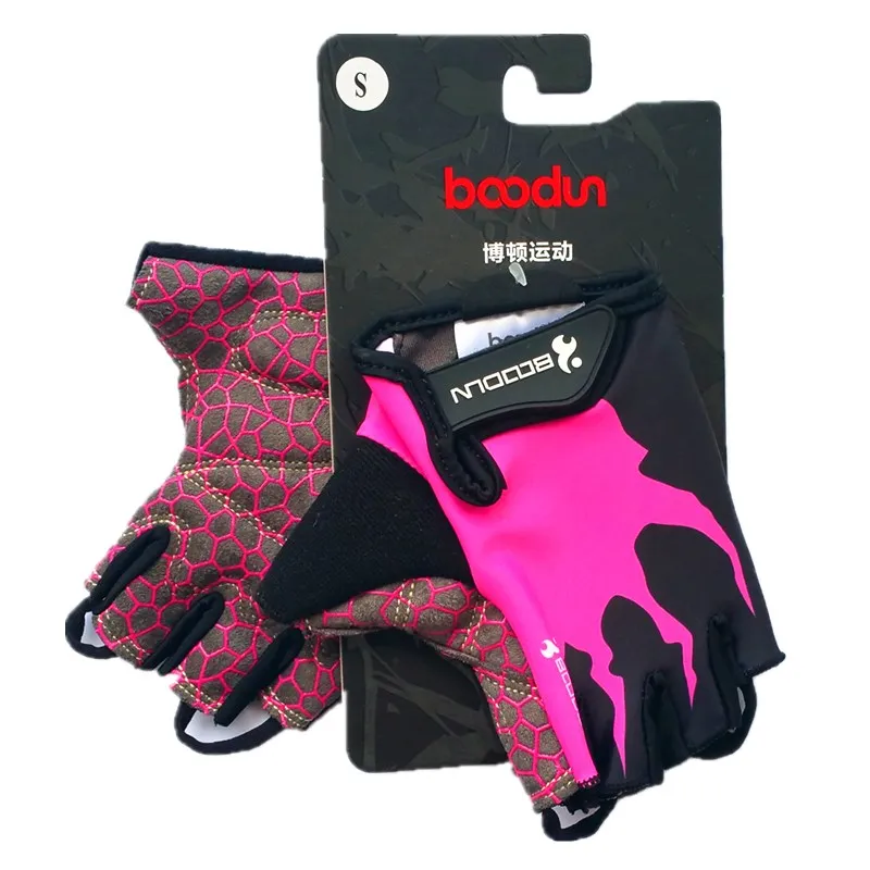 Женские велосипедные перчатки BOODUN Спортивные Перчатки для фитнеса с