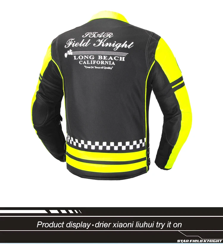 

NEW 2018 SFK moto gp motorcycle breathable jacket motorcross protector jacket summmer Fall-proof Racing jacket