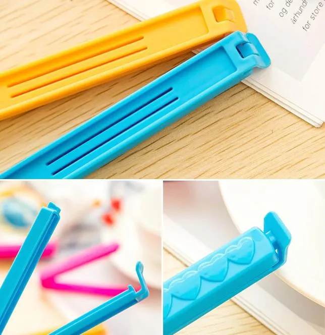 5 шт. упаковка для хранения еды закусок герметичный мешок зажимы зажим упаковки