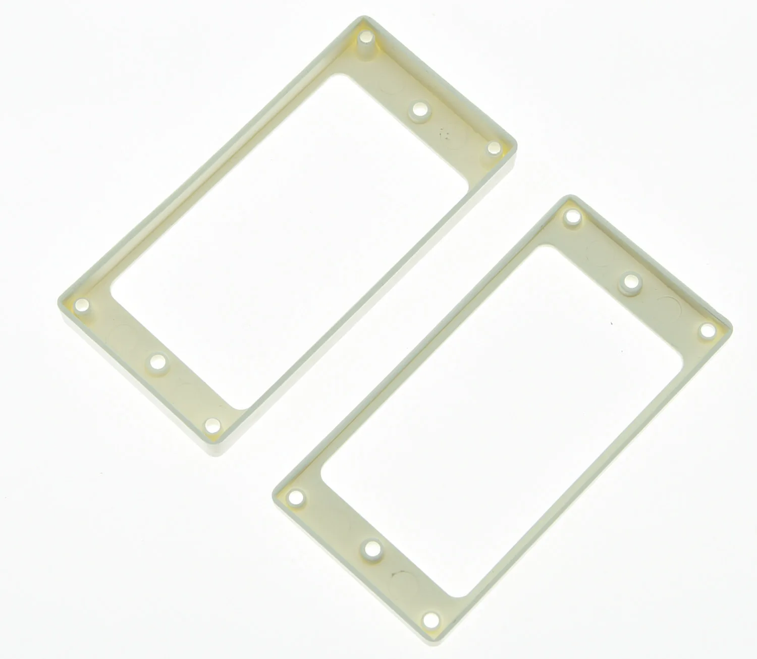 KAISH 2 шт. белое кольцо Humbucker для захвата изогнутая Нижняя оправа подходит гитары Epi