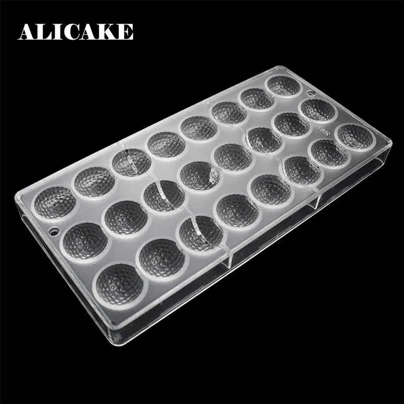 3D Golf Molds of Chocolate Bakeware Dessert Baking Form Plastic for Baker Party Pastry Cake Tools Polycarbonate Mould | Дом и сад