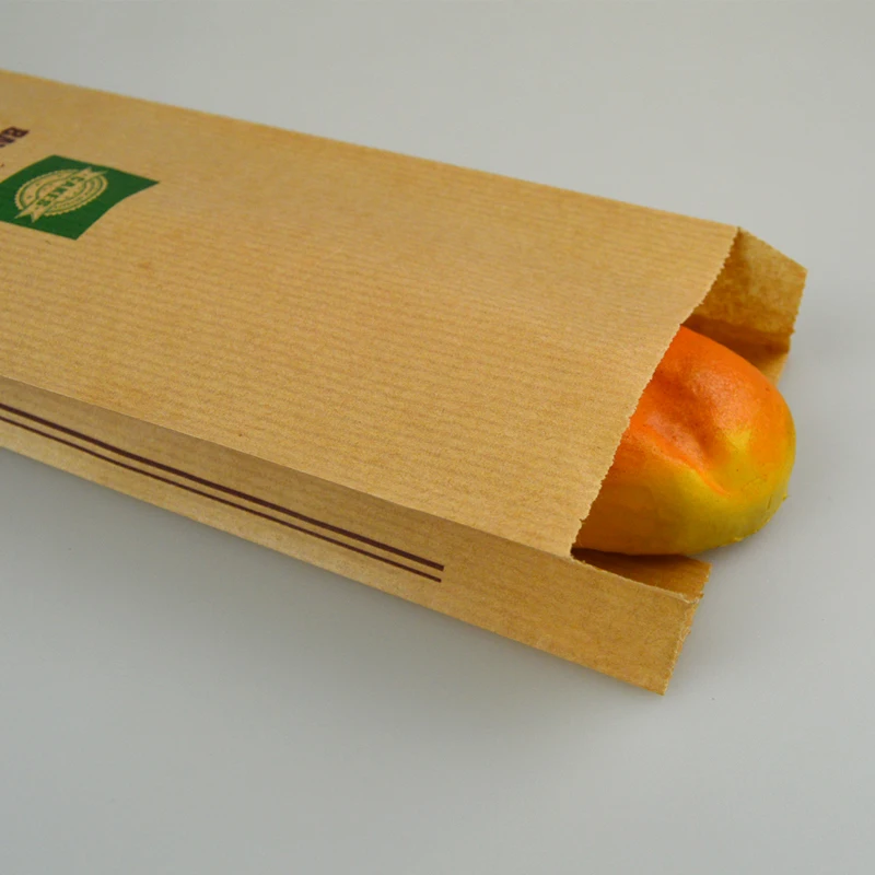 30 шт мешок для хлеба 57x10x4 см крафт бумага упаковка пищевых продуктов пекарня